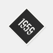 Serviette En Papier Né en 1959 (Coin)