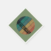 Serviette En Papier Né en 1972 anniversaire vintage (Coin)