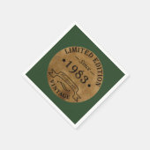 Serviette En Papier Né en 1983 anniversaire vintage (Coin)