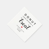 Serviette En Papier Ne laissez pas sans Mariage de traitement (Coin)