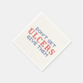 Serviette En Papier Ne pas avoir d'Ulcères (Coin)