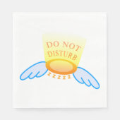 Serviette En Papier Ne pas déranger le mode de sommeil en volant Halo  (Devant)