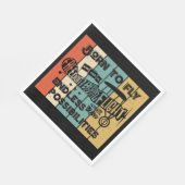 Serviette En Papier Né pour voler (Coin)