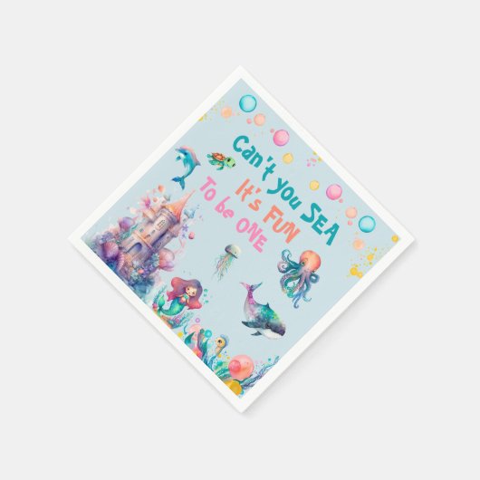 Serviette En Papier Ne pouvez-vous pas mer C'est amusant d'être un (Coin)