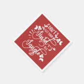 Serviette En Papier ne vous mettez pas dans un enchevêtrement de noël (Coin)