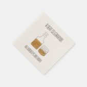 Serviette En Papier Neat Celebration Whiskey Anniversaire de fête Napk (Coin)