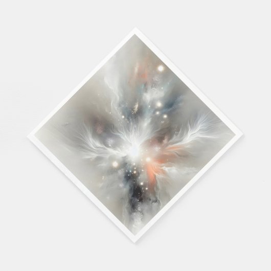 Serviette En Papier Nebula céleste Abstraite (Coin)