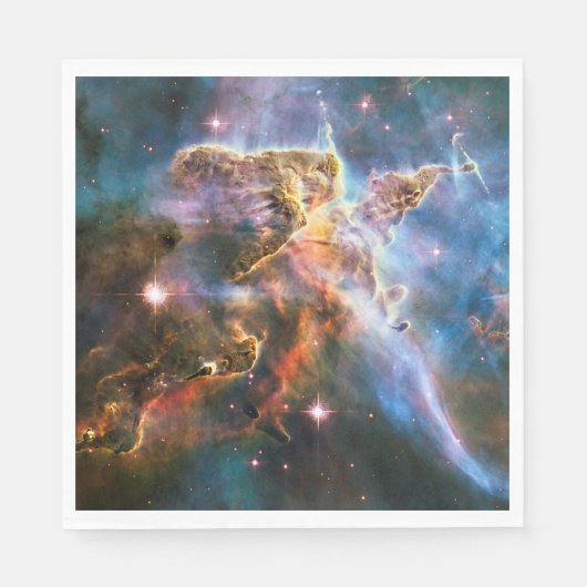 Serviette En Papier nébuleuse de galaxie spatiale. Etoiles de l'univer (Devant)