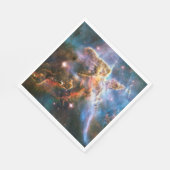 Serviette En Papier nébuleuse de galaxie spatiale. Etoiles de l'univer (Coin)