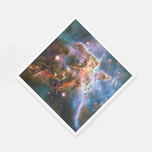 Serviette En Papier nébuleuse de galaxie spatiale. Etoiles de l'univer (Coin)