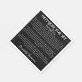 Serviette En Papier Nécrologie pour mes années vingt RIP 20s 30e anniv (Coin)