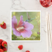 Serviette En Papier Nectar de collecte des colibris (En situation)