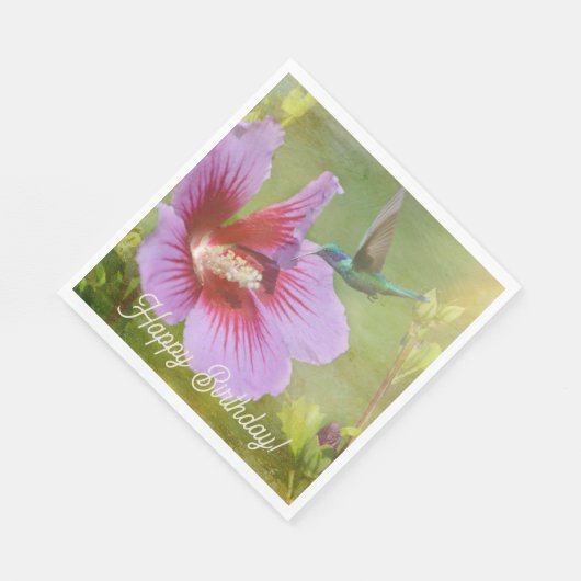 Serviette En Papier Nectar de collecte des colibris (Coin)