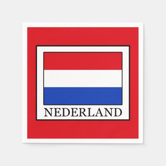Serviette En Papier Nederland (Devant)