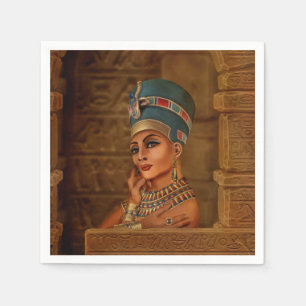 Serviette En Papier Nefertiti - Neferneferuaten la reine égyptienne