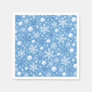 Serviette En Papier Neige hivernale
