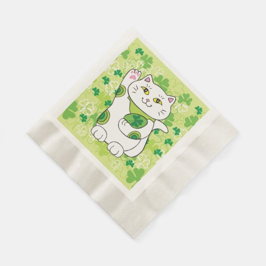 Serviette En Papier Neko Saint-Patrick (Coin)