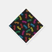 Serviette En Papier Neon Classic Lunettes de soleil Motif (Coin)