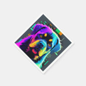 Serviette En Papier Neon Doggie (Coin)