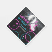 Serviette En Papier Neon Glow Roller Skating Roll Anniversaire Fête (Coin)