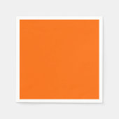 Serviette En Papier néon orange-blanc (Devant)