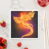 Serviette En Papier Neon Phoenix (En situation)