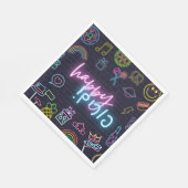 Serviette En Papier Neon Purim (Coin)