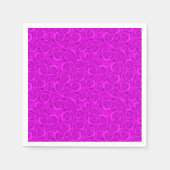 Serviette En Papier néon rose (Devant)