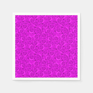 Serviette En Papier néon rose