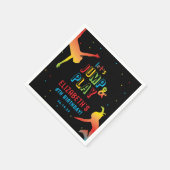 Serviette En Papier Neon Trampoline Park Anniversaire de enfant Party (Coin)