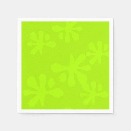 Serviette En Papier néon vert slime amusant papier de fête pour enfant (Devant)