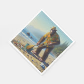 Serviette En Papier Nettoyage de la plage (Coin)