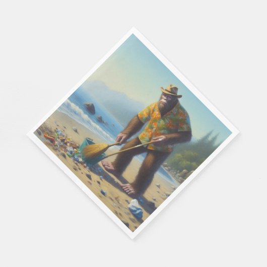 Serviette En Papier Nettoyage de la plage (Coin)