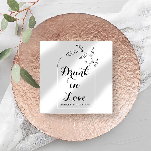 Serviette En Papier Nettoyer les serviettes Mariage minimes Arc