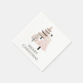 Serviette En Papier Neutral Blush Christmas Tree Paper Napkins (Coin)