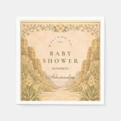 Serviette En Papier Neutral Desert Canyon Botanicals (Devant)