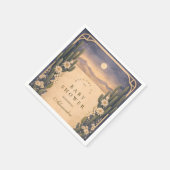 Serviette En Papier Neutral Southwest Cactus Botanicals Baby Shower (Coin)