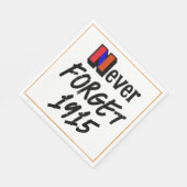 Serviette en papier Never Forget 1915 (Coin)