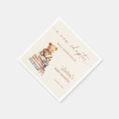 Serviette En Papier New Chapter Baby Shower Teddy Storybook (Coin)