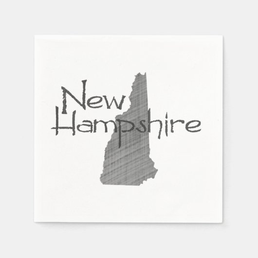 Serviette En Papier New Hampshire Granite State Hampshirite Party (Devant)