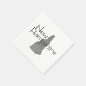 Serviette En Papier New Hampshire Granite State Hampshirite Party (Coin)