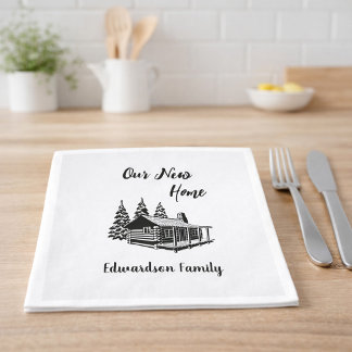 Serviette En Papier New Home moving to new house family name