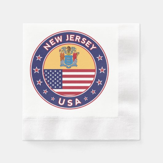 Serviette En Papier New Jersey (Devant)