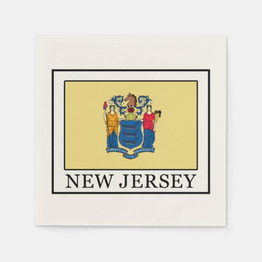 Serviette En Papier New Jersey (Devant)