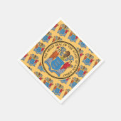 Serviette En Papier New Jerseyan Flag & Seal, New Jersey (Coin)