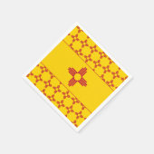 Serviette En Papier New Mexican Flag, Flag of New Mexico (Coin)