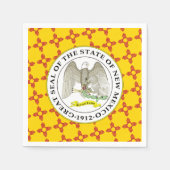 Serviette En Papier New Mexican Flag & Seal, New Mexico (Devant)
