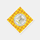 Serviette En Papier New Mexican Flag & Seal, New Mexico (Coin)