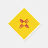 Serviette En Papier New Mexico State Flag Zia Symbol Party (Coin)