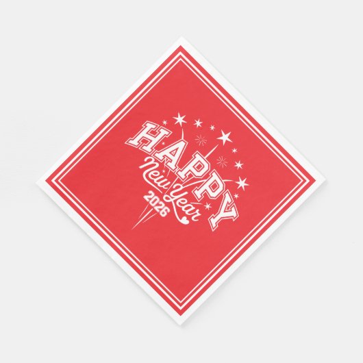 Serviette En Papier New Year (Coin)